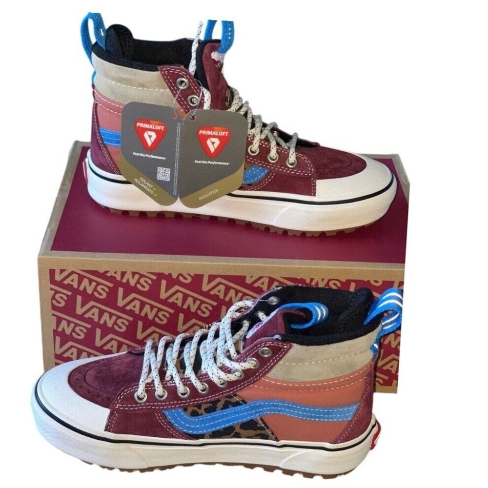 Vans Sneaker Sk8-Hi‎ MTE-2 Hi-Top Pomegranate Leopard Women's Size 5 New in Box